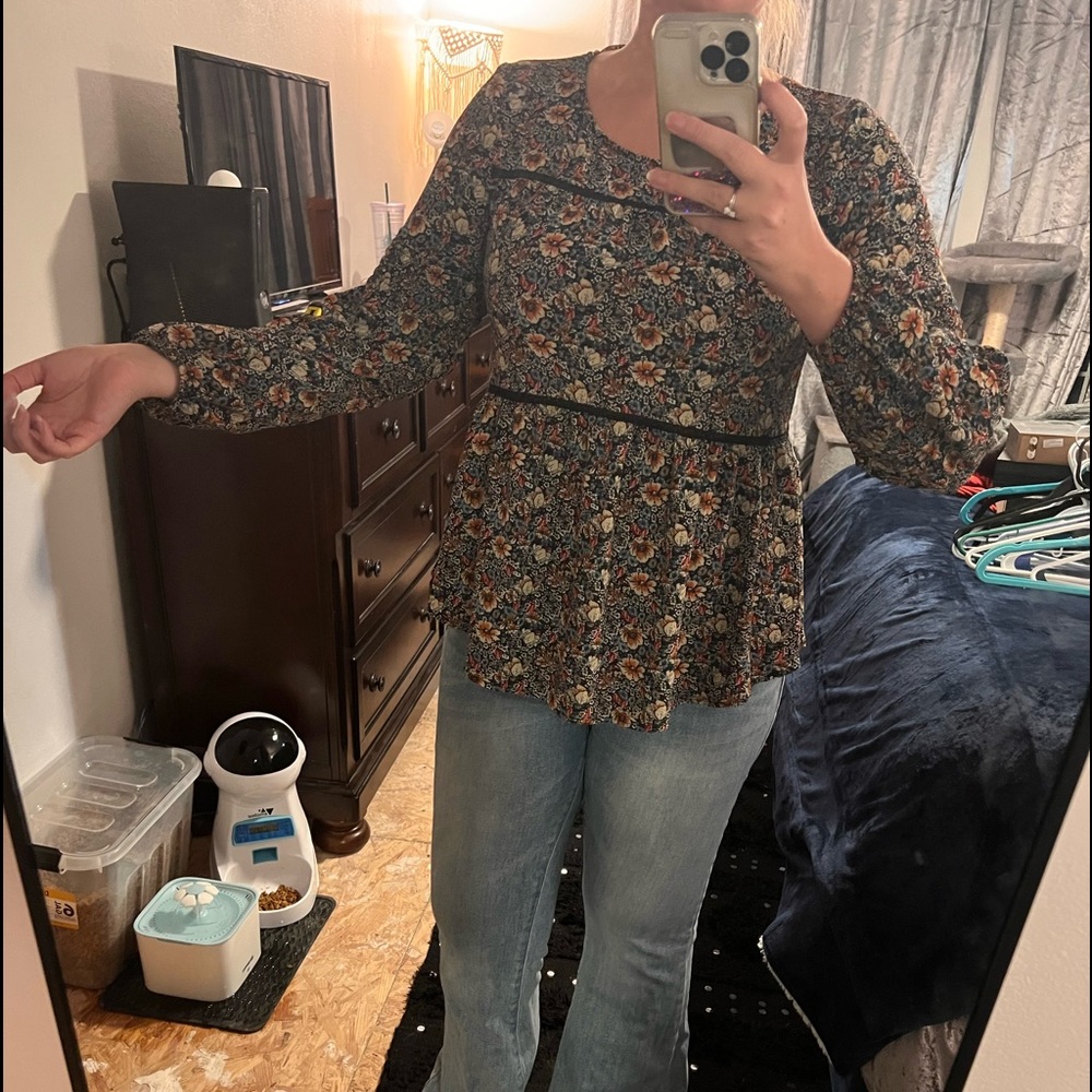 Floral blouse